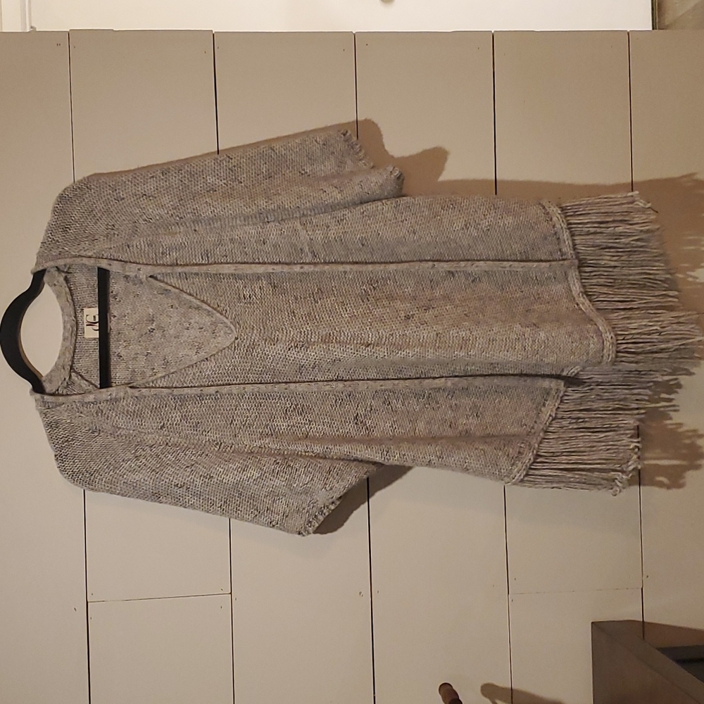 Boho fringe sweater
